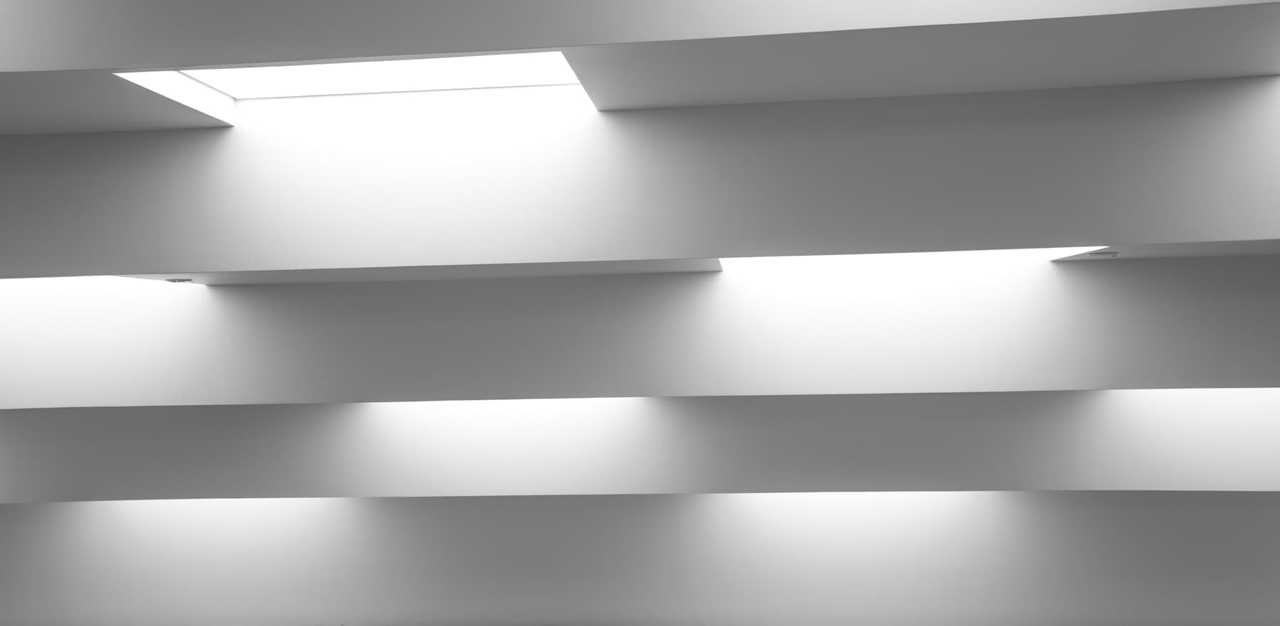 Minimal architectural light and structure